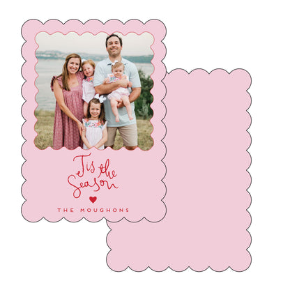 tis the season | holiday card | foil-stamped