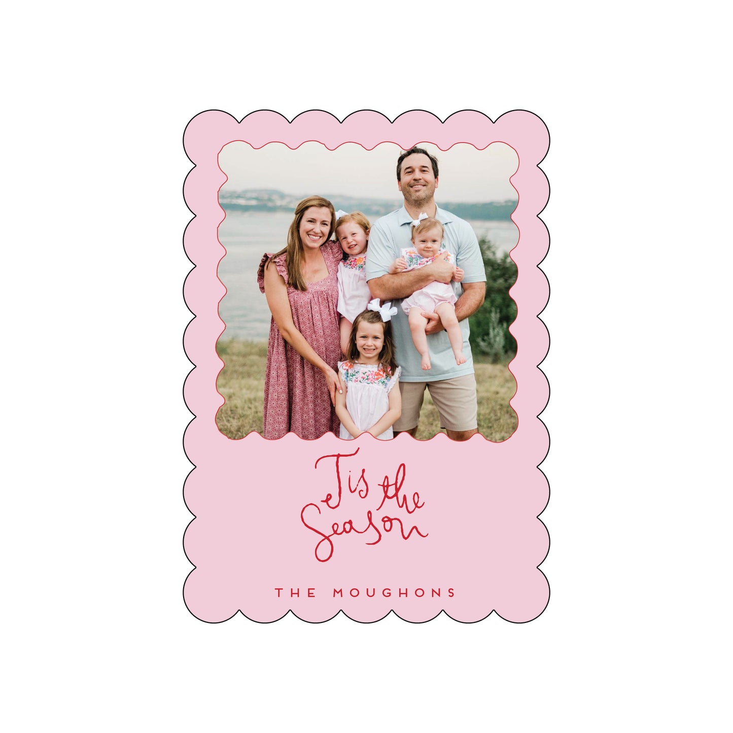 tis the season | holiday card | foil-stamped