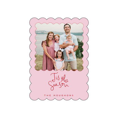 tis the season | holiday card | foil-stamped