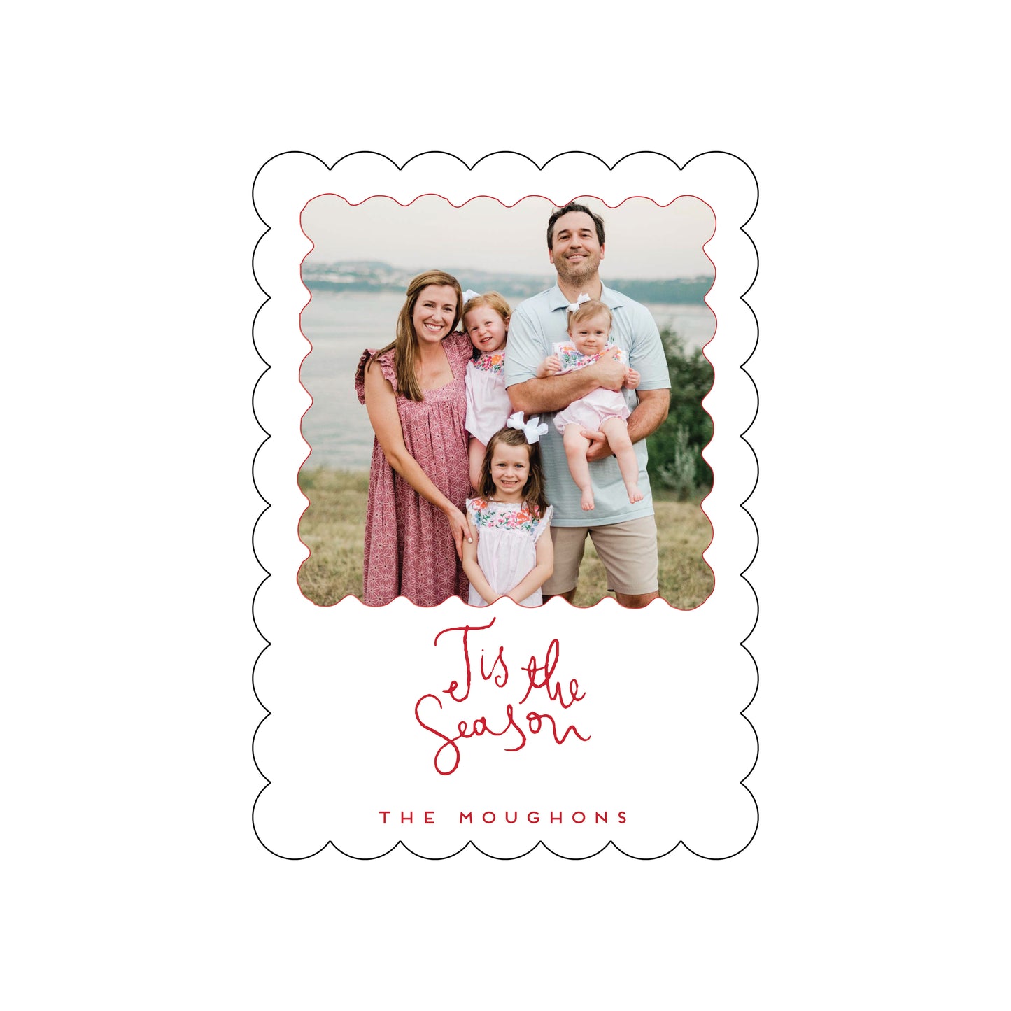 tis the season | holiday card | letterpress