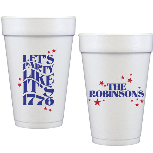 1776 | styrofoam cups