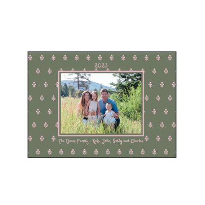 dahlia | holiday card | foil-stamped