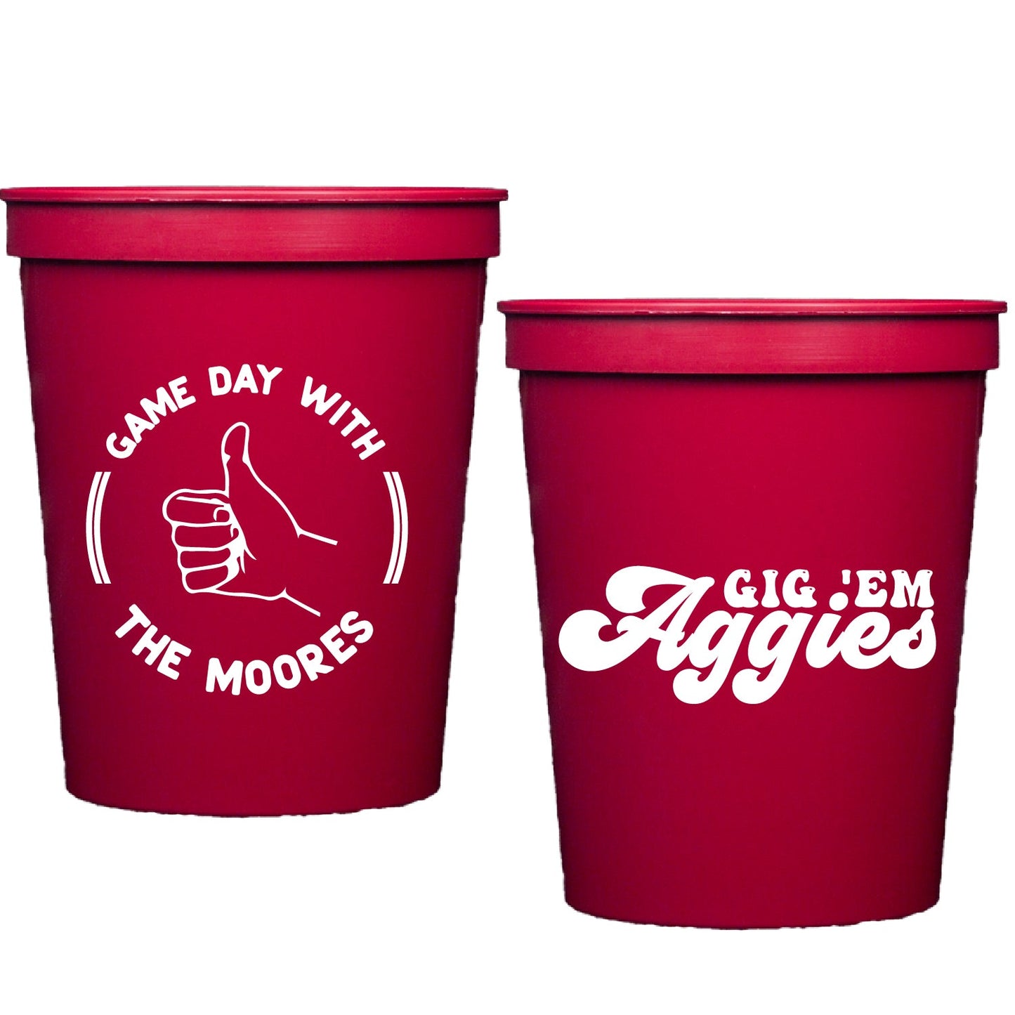 a&m game day | stadium cups