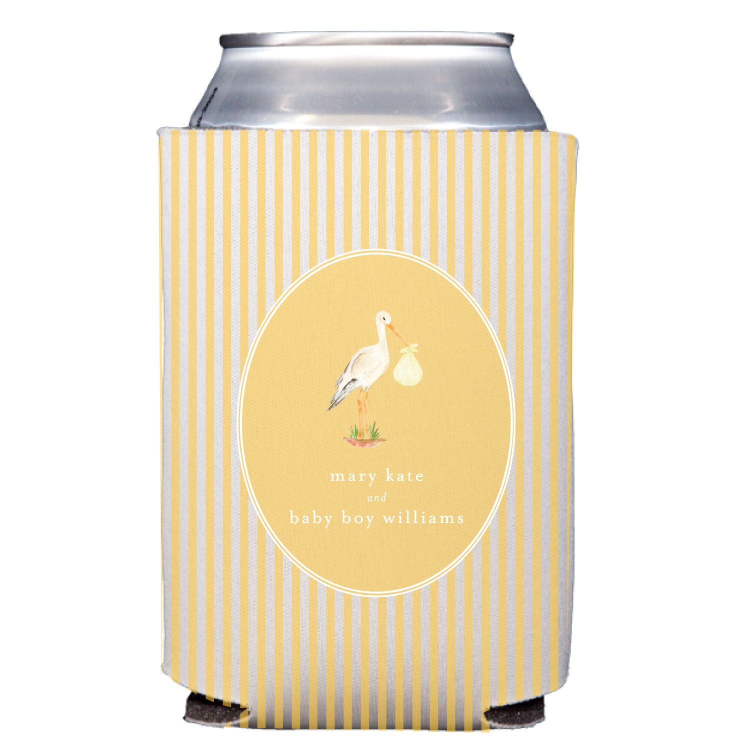 baby stork | can cooler