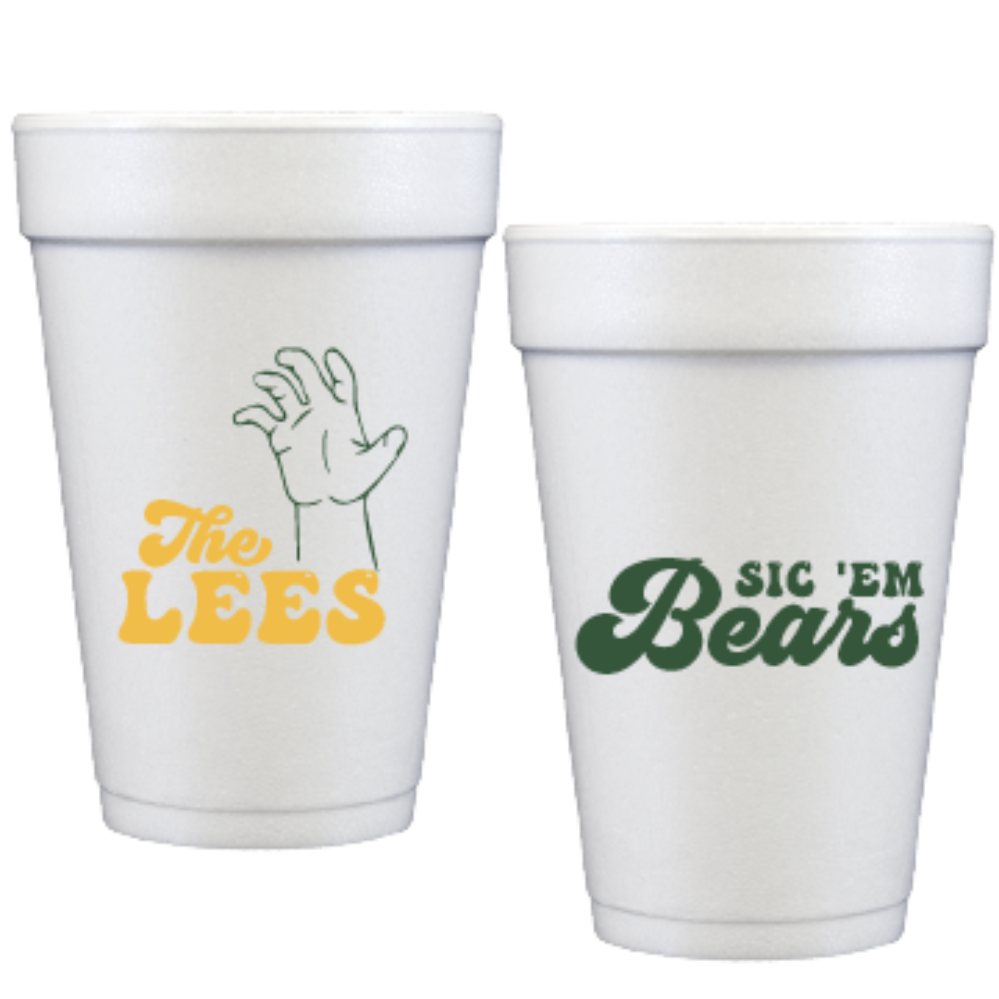 baylor sicem | styrofoam cups