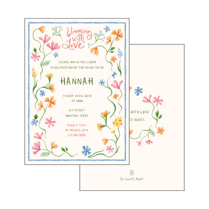 blooming with love | invitation
