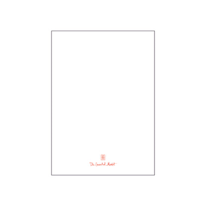 bow | holiday card | letterpress