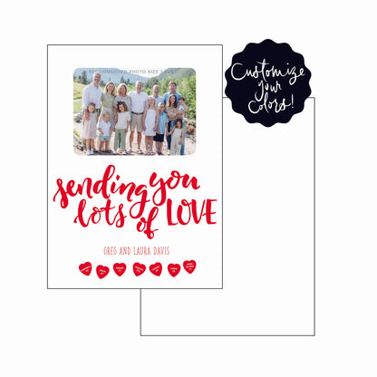 brush lettering | valentine's card | letterpress