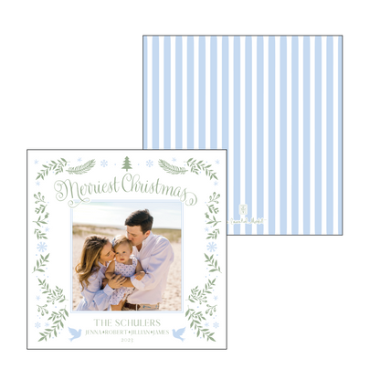 christmas sage | holiday card | digital print