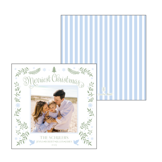 christmas sage | holiday card | digital print