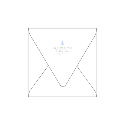 christmas sage | holiday card | digital print