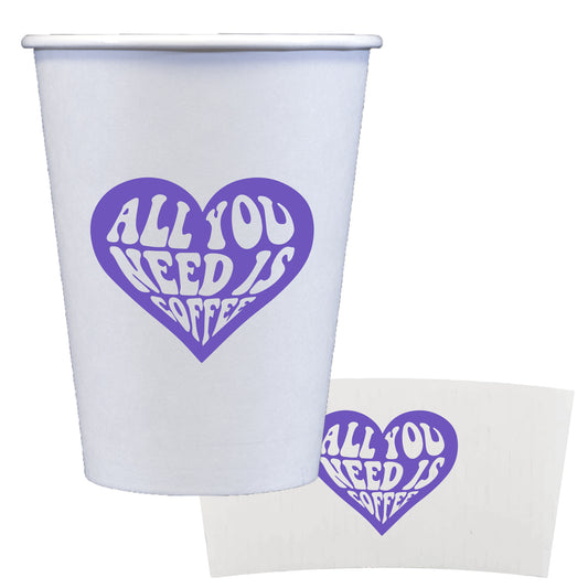 all you need is coffee | coffee cups + sleeves