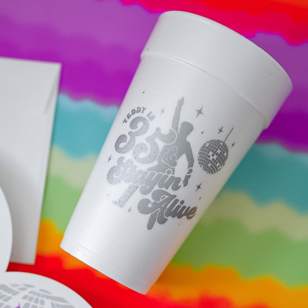 disco | styrofoam cups