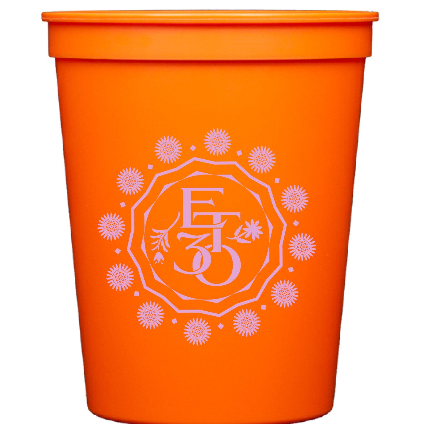 birthday monogram | stadium cups