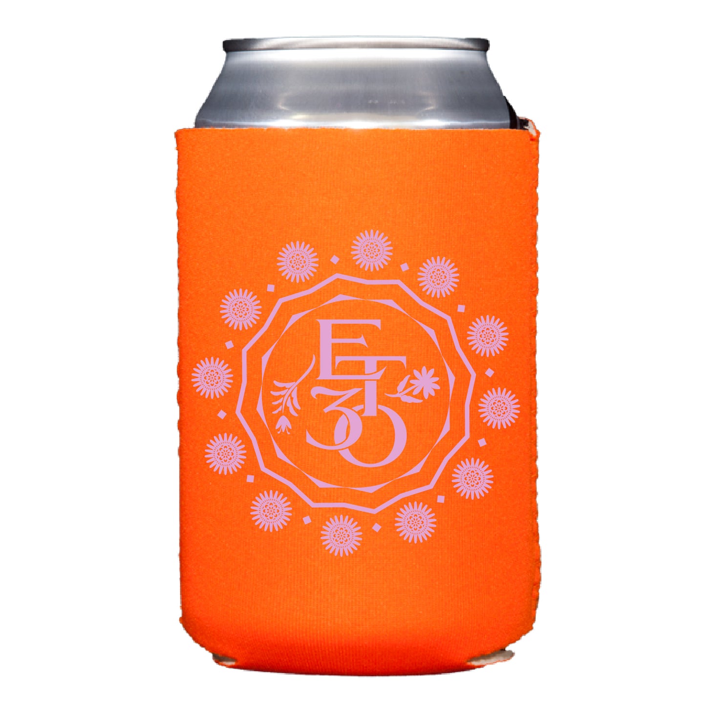 birthday monogram | can cooler