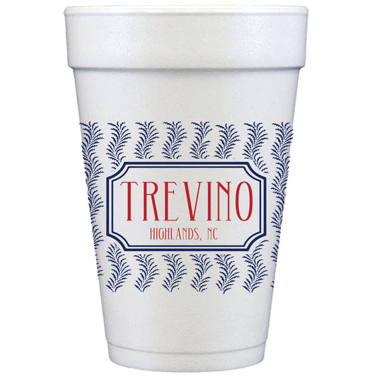 festive fourth | styrofoam cups