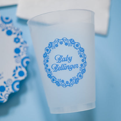 fiesta bebe blue | invitation