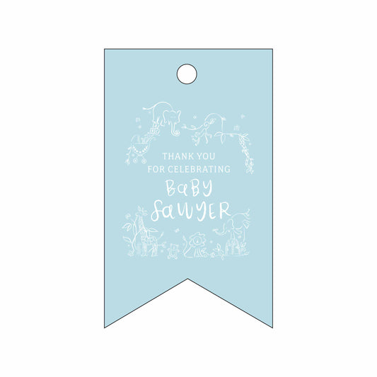 wild about baby | gift tags