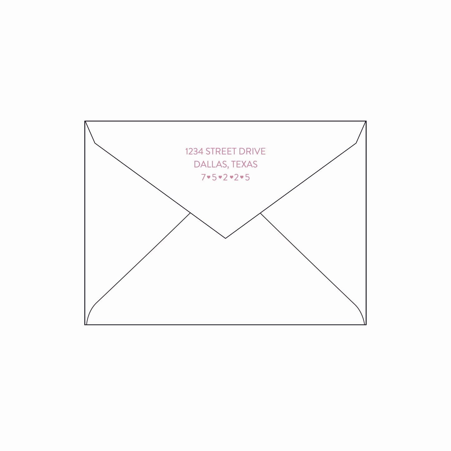 heart frame | valentine's card | letterpress