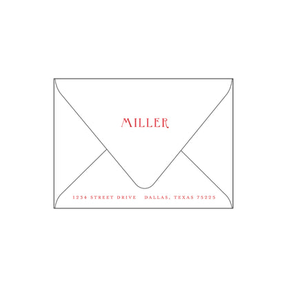 holiday love | holiday card | foil-stamped