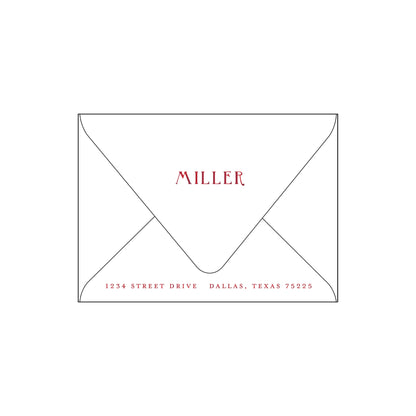 holiday love | holiday card | foil-stamped