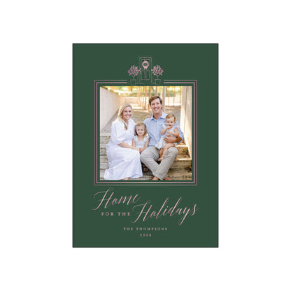 home for the holidays | holiday card | foil-stamped