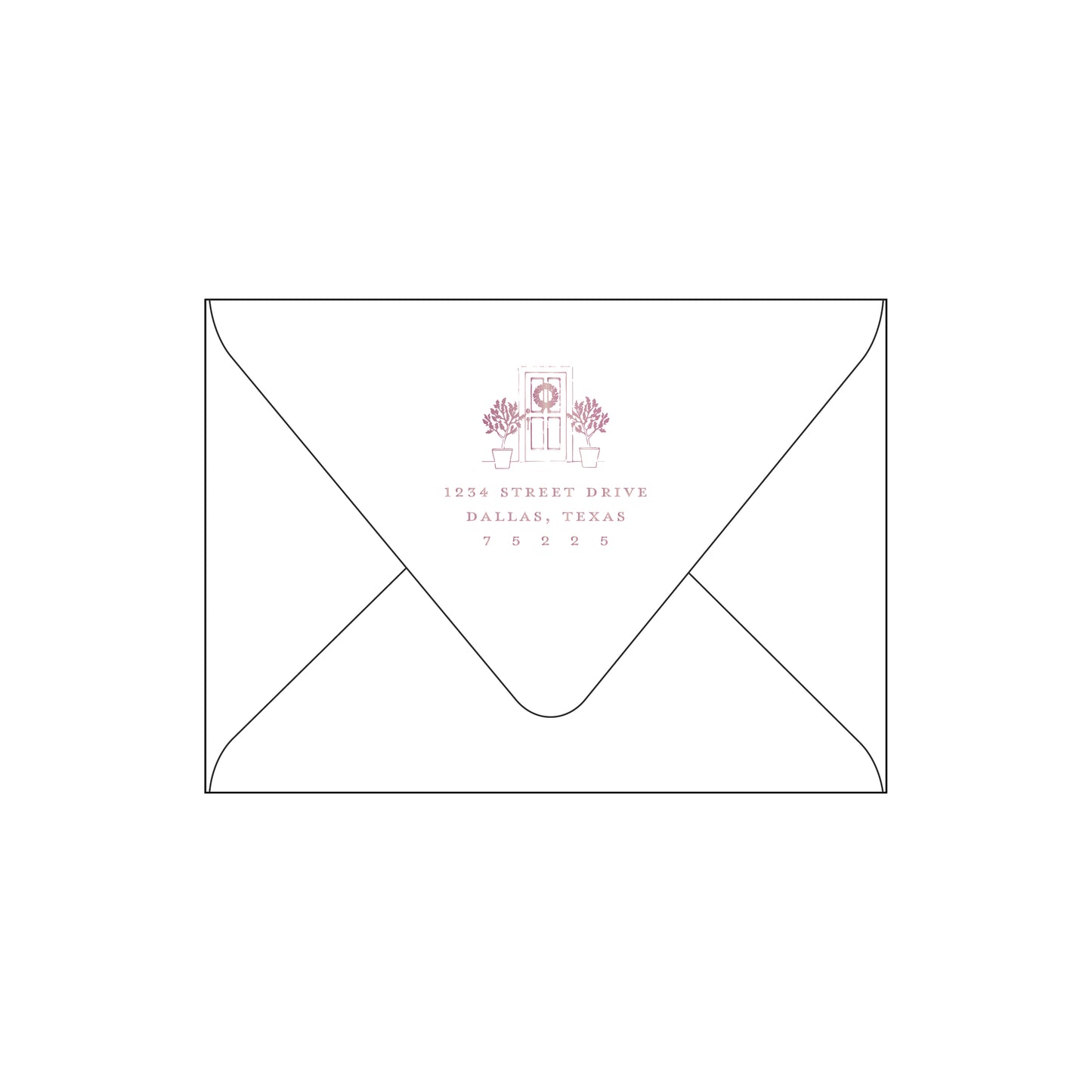 home for the holidays | holiday card | foil-stamped