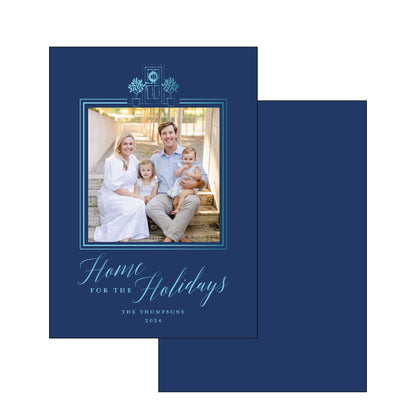 home for the holidays | holiday card | foil-stamped
