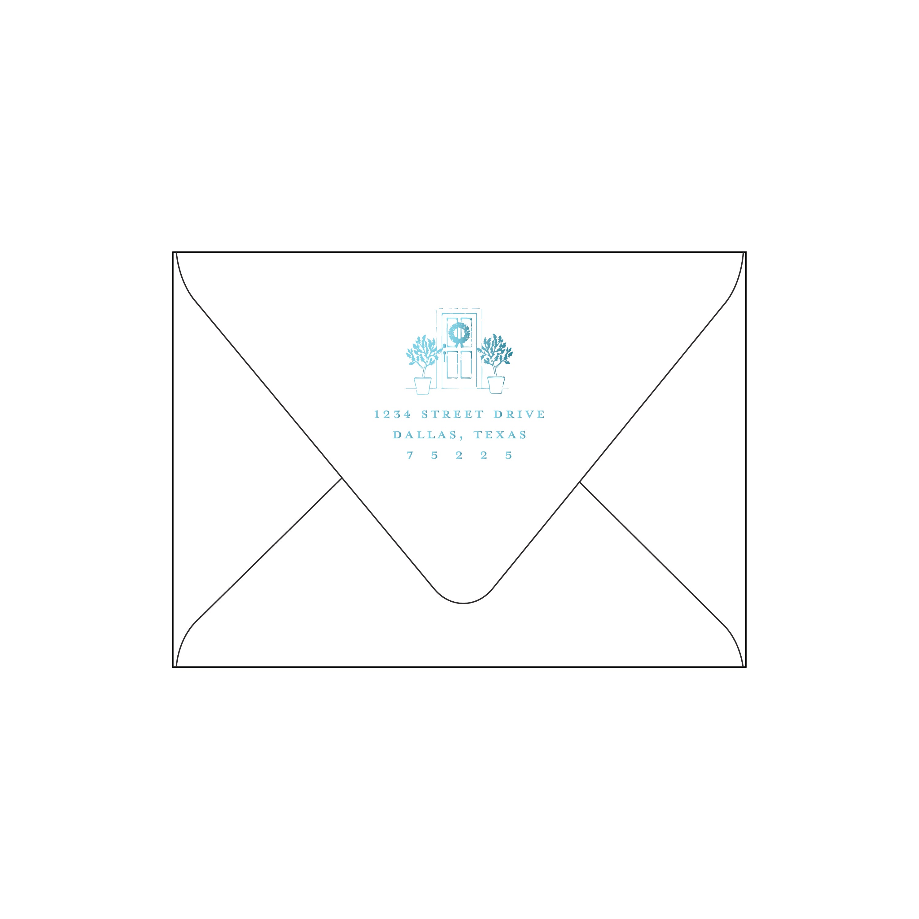 home for the holidays | holiday card | foil-stamped