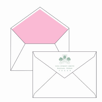 home for the holidays | holiday card | letterpress