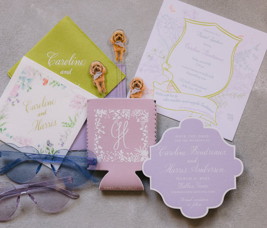 II. party essentials + custom invitation