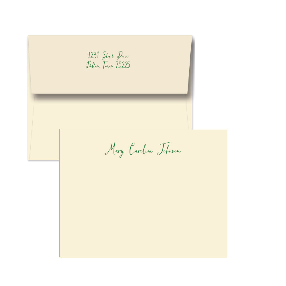 01 | personal stationery | foil stamped collection