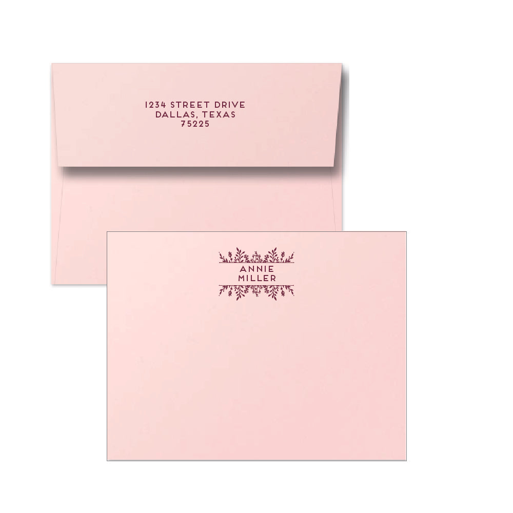 02 | personal stationery | foil stamped collection