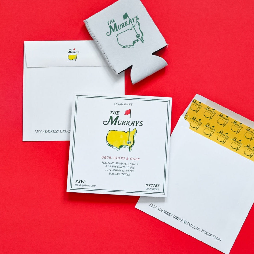 masters personalized invitation The Essential Market