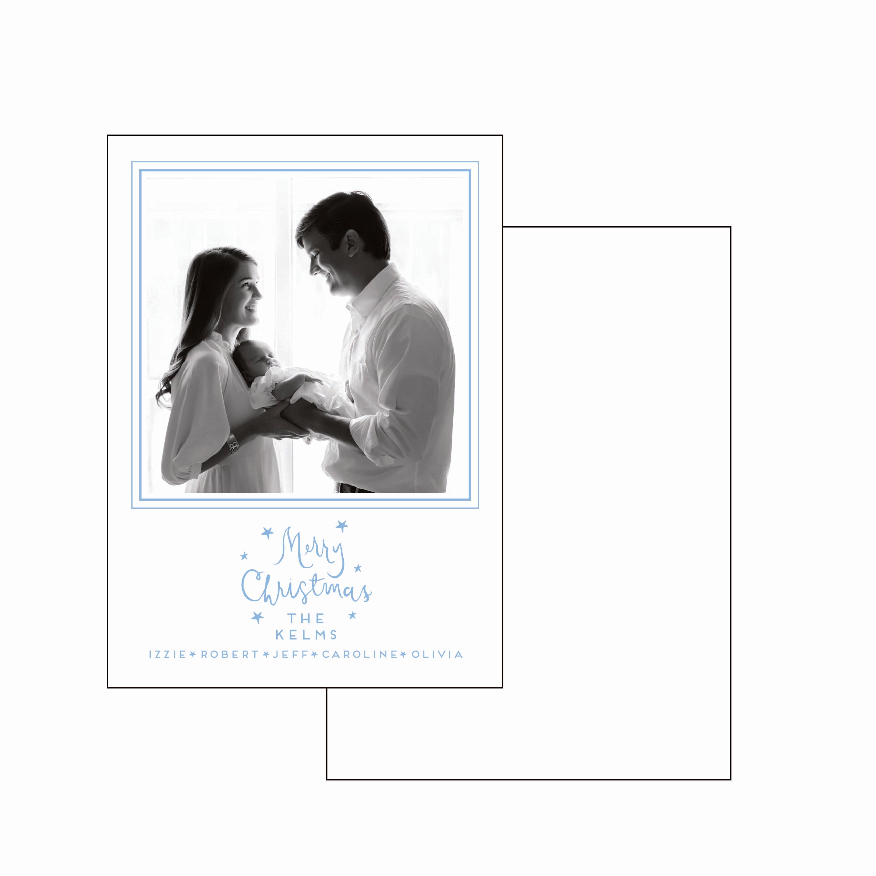 merry star | holiday card | letterpress