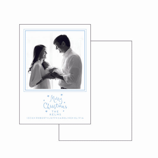 merry star | holiday card | letterpress