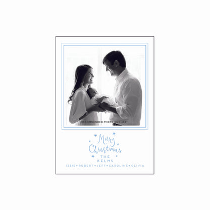 merry star | holiday card | letterpress