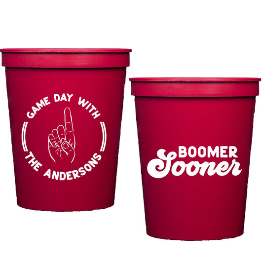 ou game day | stadium cups