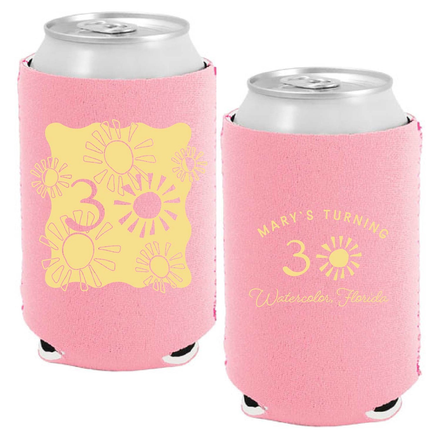 sunshine pink | can cooler