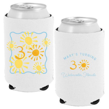 sunshine blue | can cooler