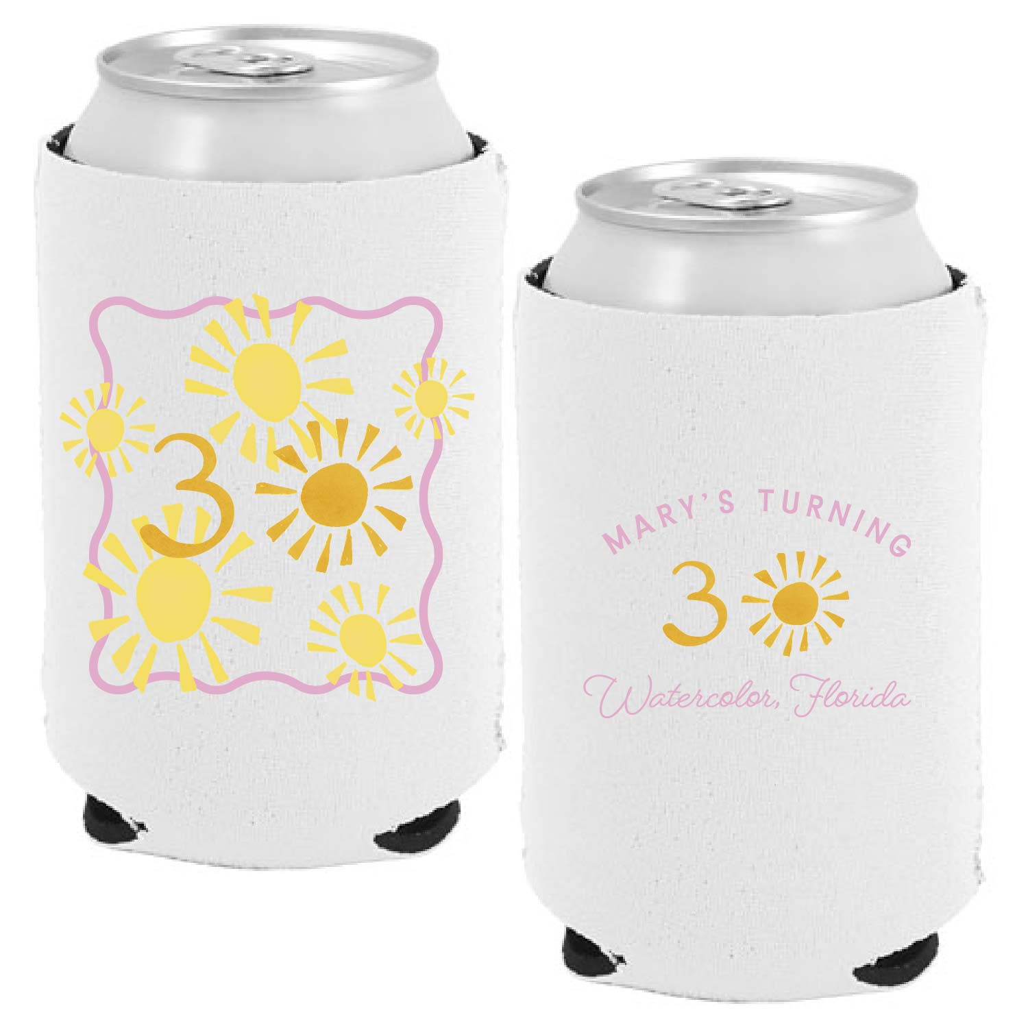 sunshine pink | can cooler