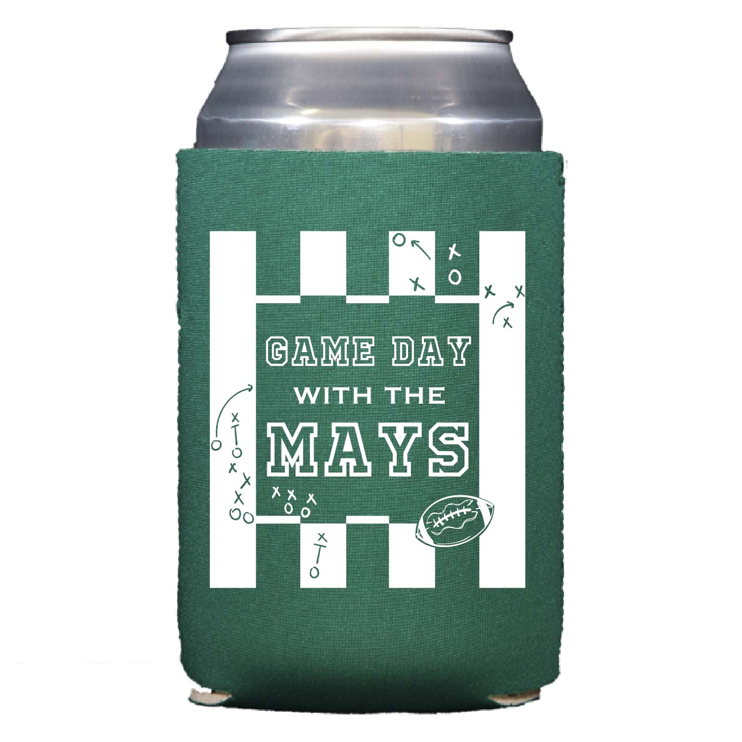 football | can cooler