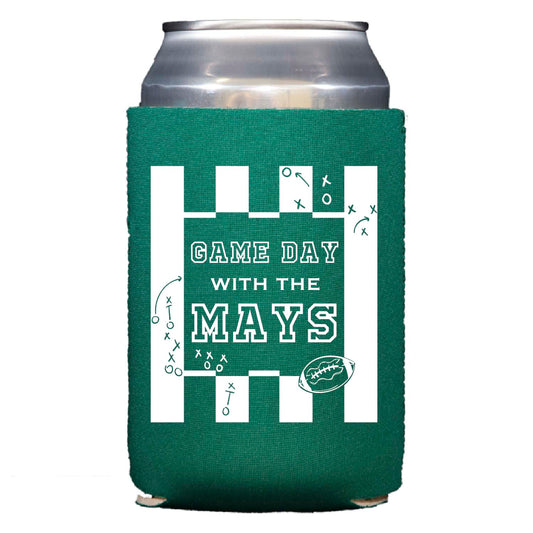 football | can cooler