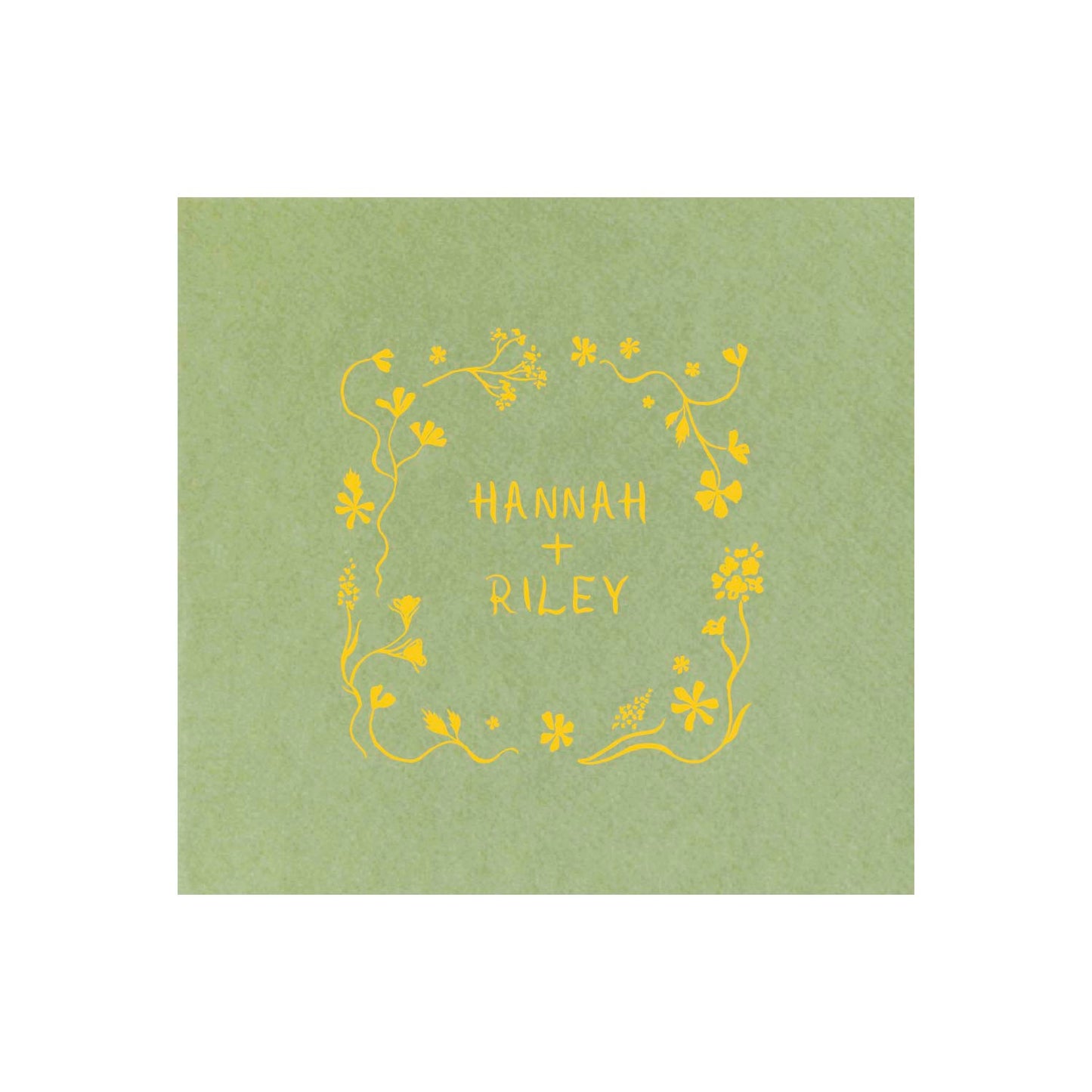 blooming with love | napkins | 3ply or linen