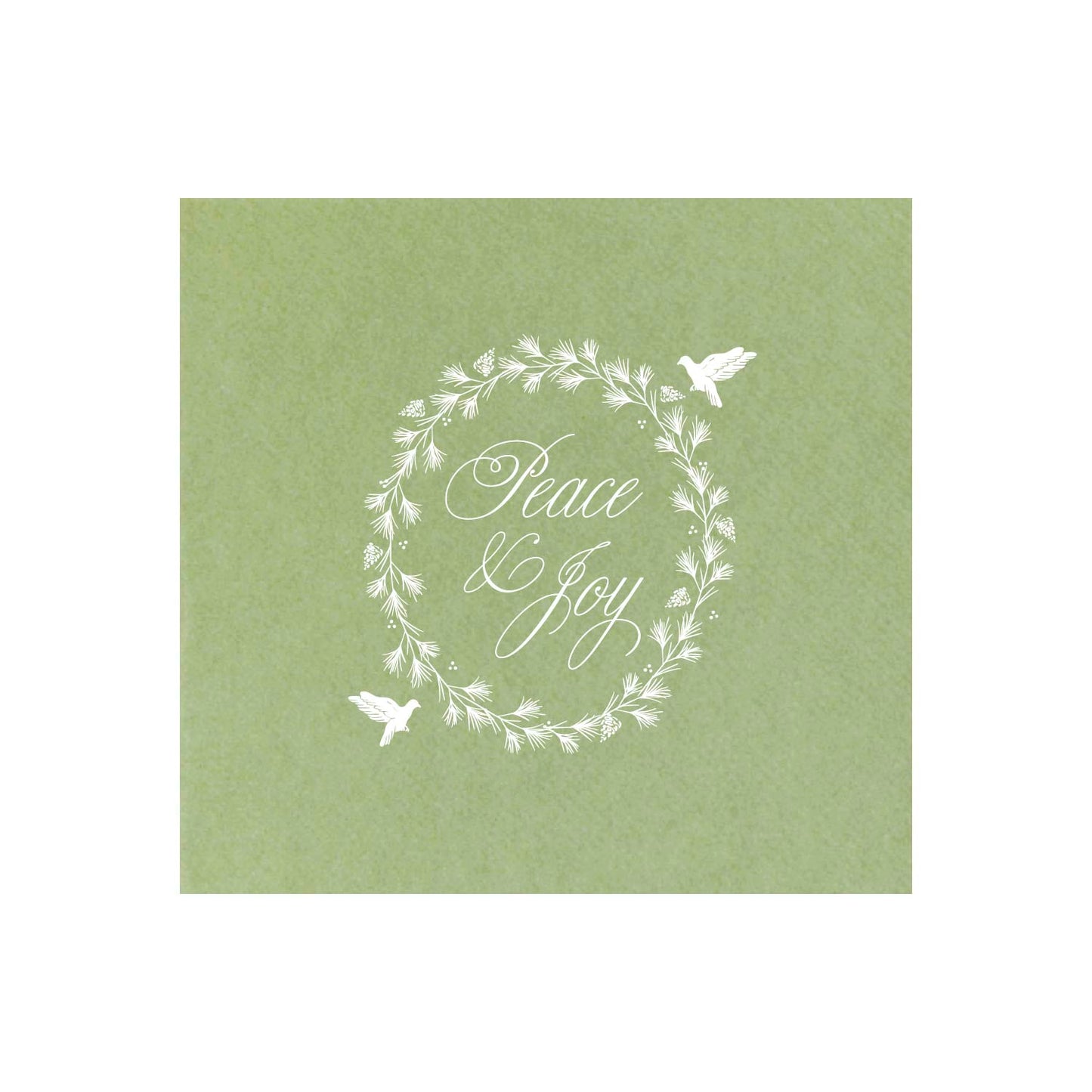 holiday dove | napkins | 3ply or linen