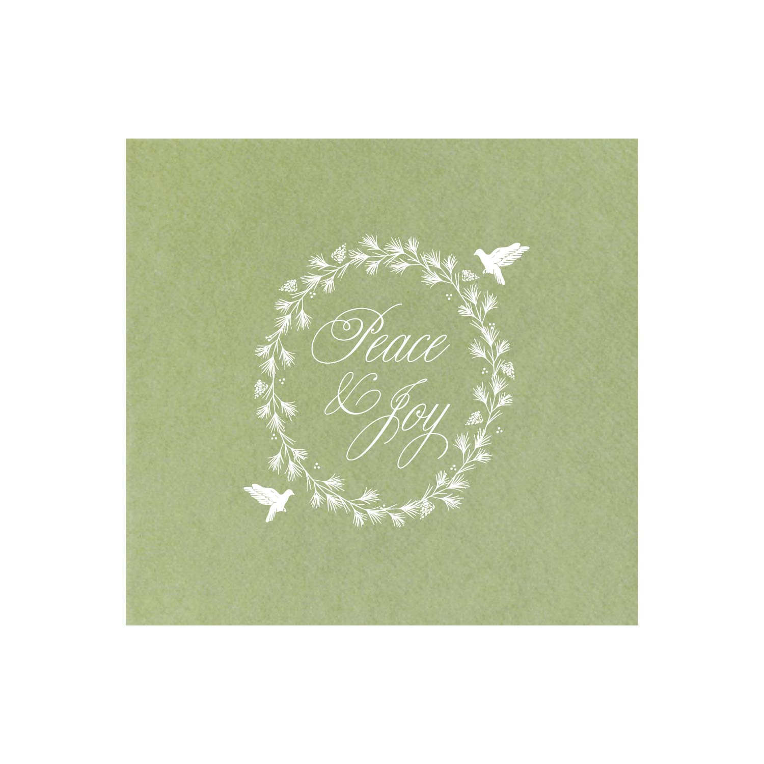 holiday dove | napkins | 3ply or linen
