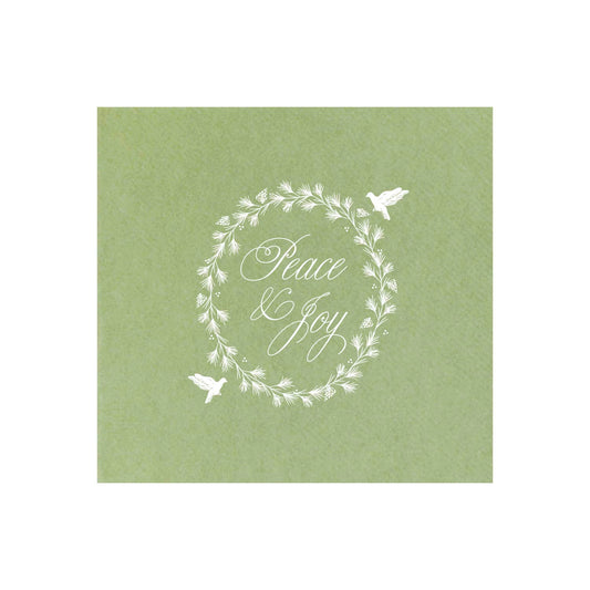 holiday dove | napkins | 3ply or linen