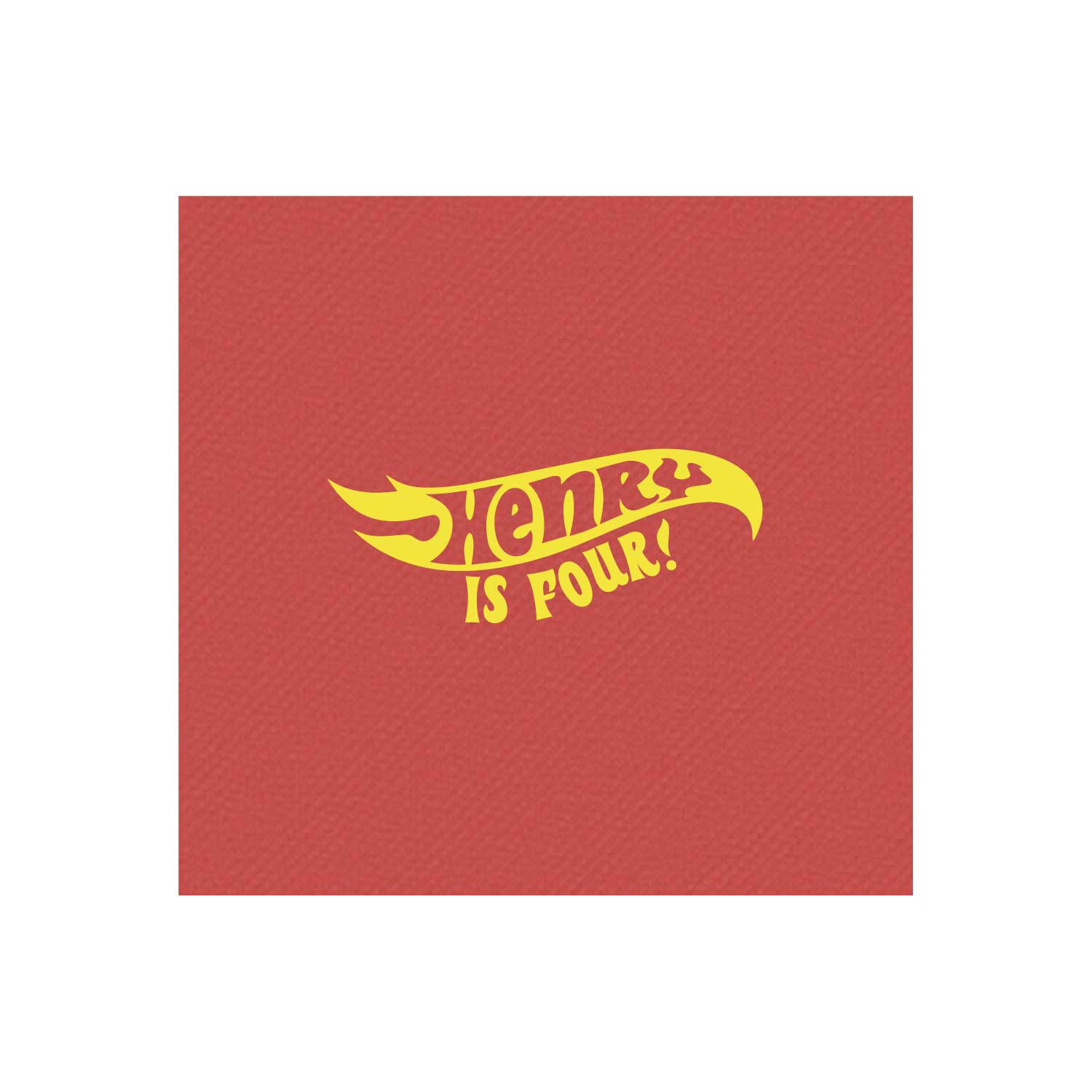 hot wheels | beverage napkins | 3ply or linen