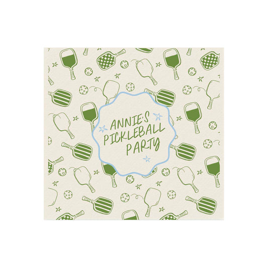 pickle party | napkins | 3ply or linen
