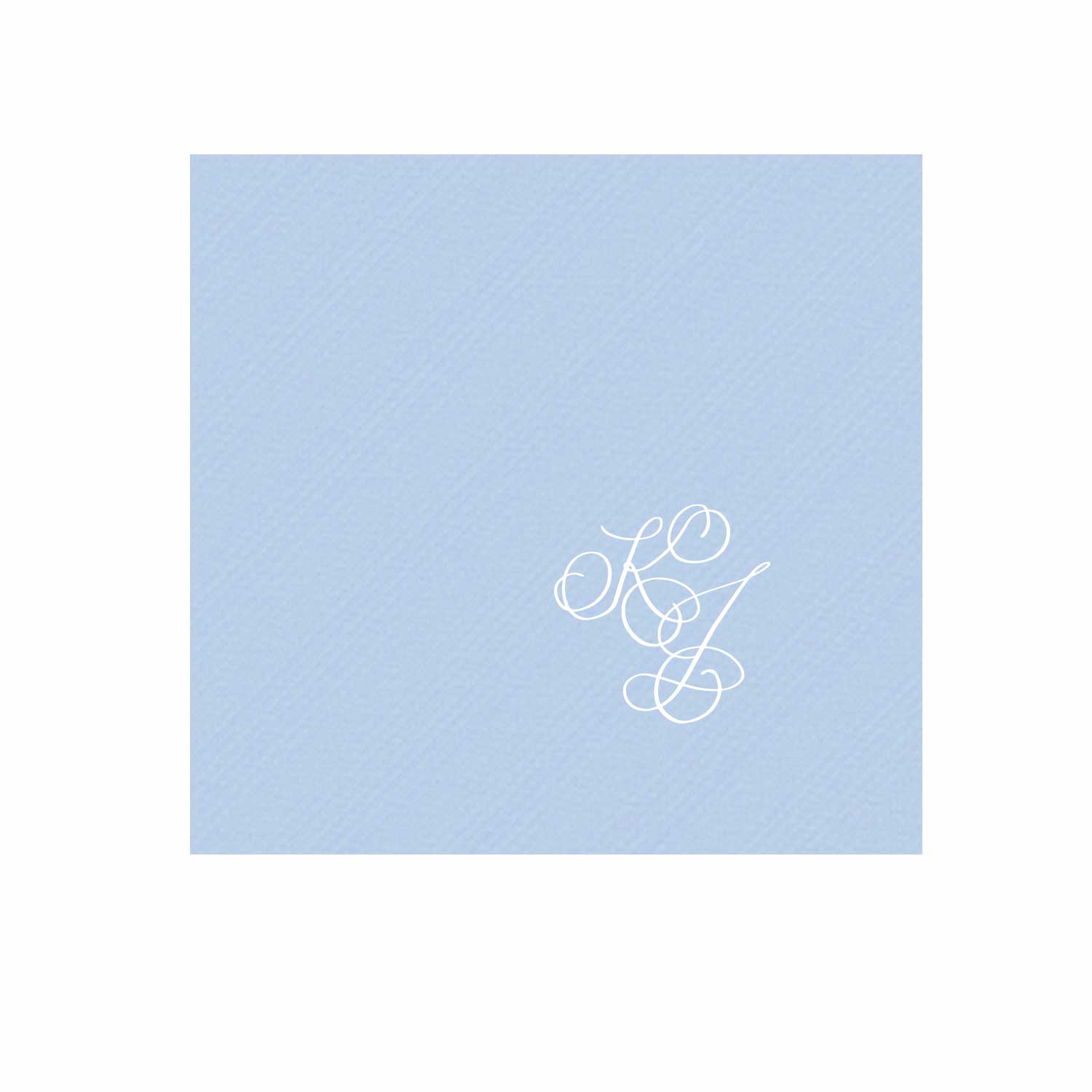 something blue | napkins | 3ply or linen